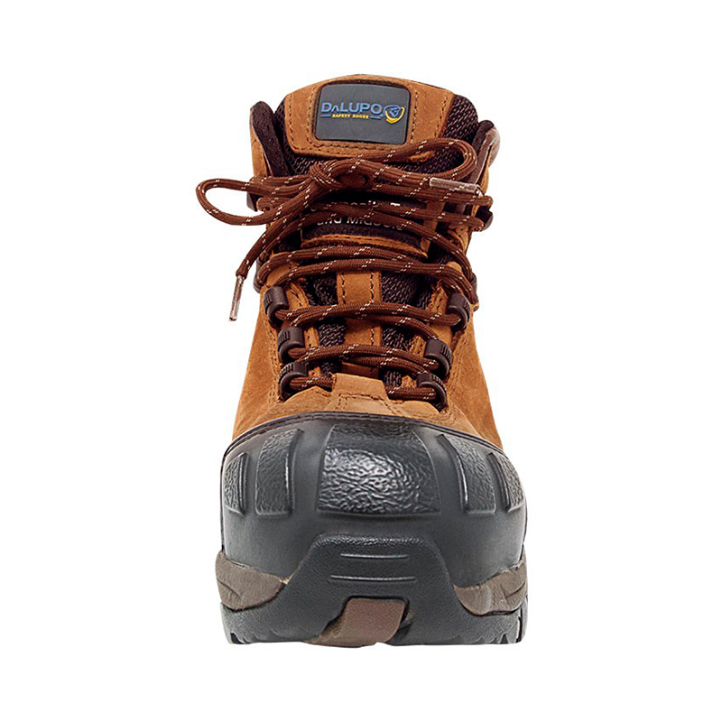 Zapato dieléctrico de cuero vacuno color café PP-VSF5792