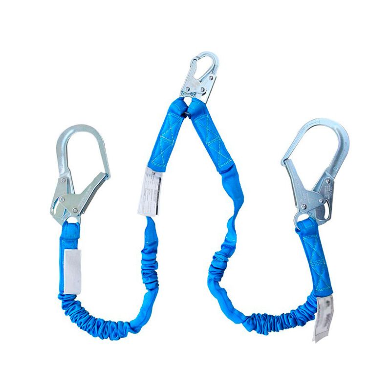 Línea de vida tubular de doble gancho TA-1858020YM-4FT-DLA