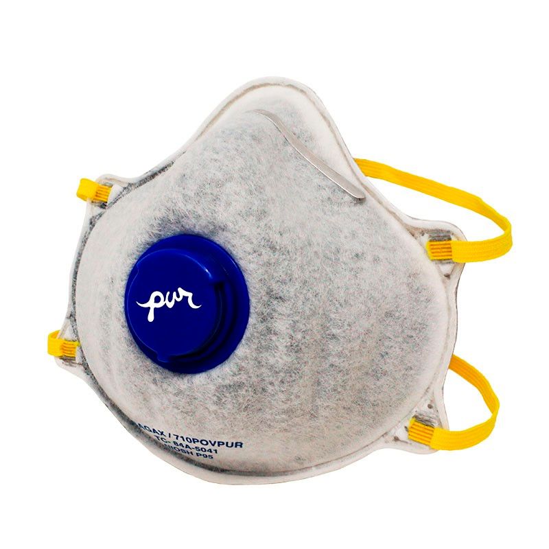 Respirador descartable con válvula PR-710POVPUR
